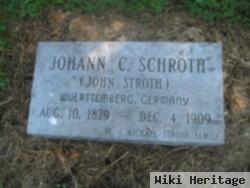 Johann Georg "john Stroth" Schroth