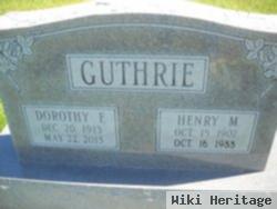 Dorothy E Guthrie