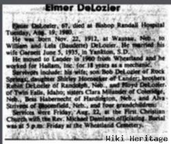 Elmer John Delozier