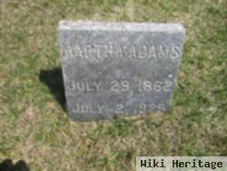 Martha W. "mattie" Lowe Adams