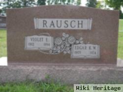 Edgar K W Rausch