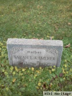 Sarah Elizabeth "sadie" Adams Kamerer