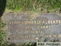 Pvt Ralph Edward Albertson