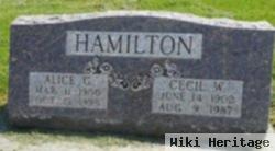 Cecil W Hamilton