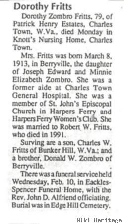 Dorothy Z. Fritts