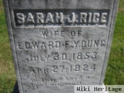 Sarah J Rice Young