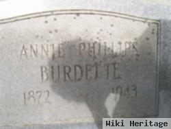 Annie Phillips Burdette