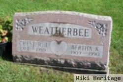 Bertha K Weatherbee