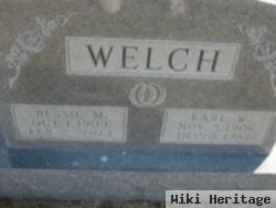 Earl W, Welch