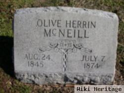 Olive Herrin Mcneill