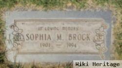 Sophia M Moore Brock