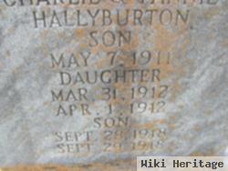 Infant Son Hallyburton