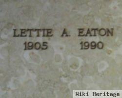 Lettie A Eaton