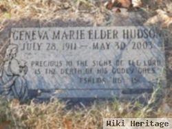 Geneva Marie Elder Hudson