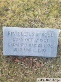 Cletus M Rose