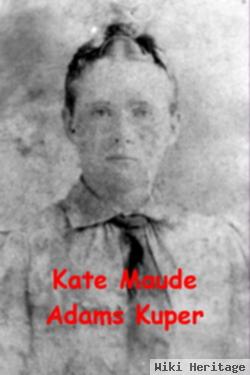 Kate Maude Adams Kuper