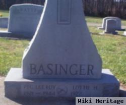 Pfc Lee Roy Basinger