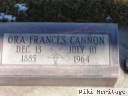 Ora Frances Cannon