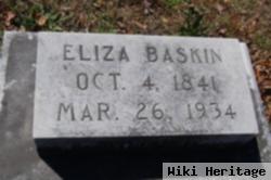 Eliza H Williams Baskin