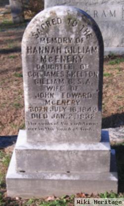 Hannah Sampson Gilliam Mcenery