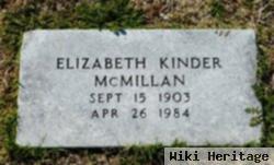 Elizabeth Kinder Mcmillan