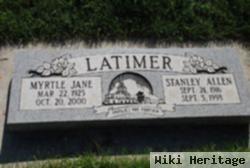 Myrtle Jane Shelton Latimer