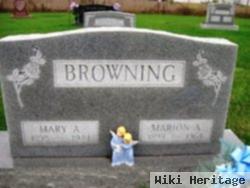 Mary A Browning