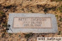 Betty Dickson