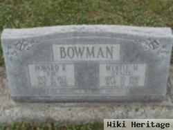 Howard R "ray" Bowman