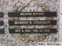 Marion R. Coleman