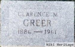 Clarence M Greer