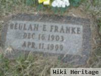 Beulah Emily Tannehill Franke