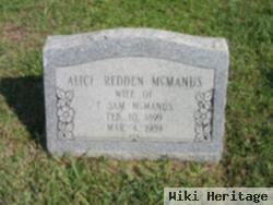 Alice Redden Mcmanus