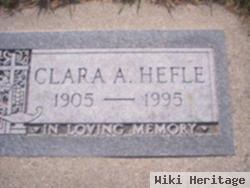 Clara A Hefle