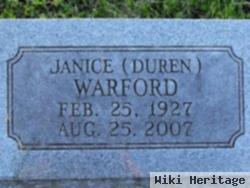 Janice Duren Warford
