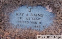 Ray A. Rains