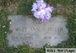 Mary Ann Veronica Ziebol Hulth