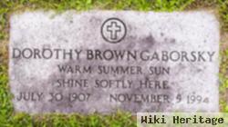 Dorothy Brown Gaborsky