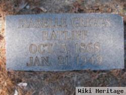 Isabelle (Belle) Griggs Ratliff