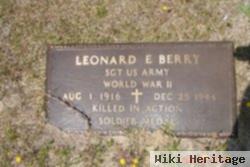 Sgt Leonard Everette "link" Berry