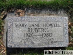 Mary Jane Howell Ruberg