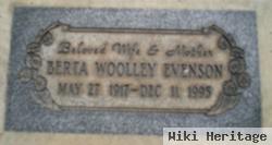 Berta Wooley Evenson