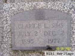 Clarice L. Sims Sims