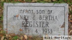 Infant Son Register