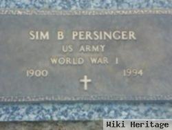 Sim B Persinger