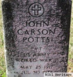 John Carson Potts