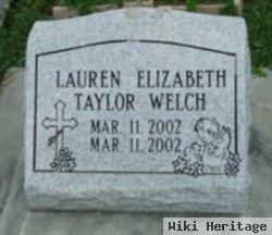 Lauren Elizabeth Taylor Welch