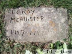 Raymond Leroy "leroy" Mcalister