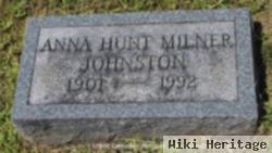 Anna Hunt Milner Johnston