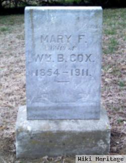 Mary F. Wilkes Cox